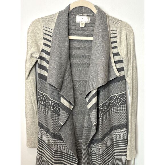 Ruby Moon Open Sweater Cardigan Size XS Neutral Southwestern Boho New NWT L27 - Picture 3 of 16